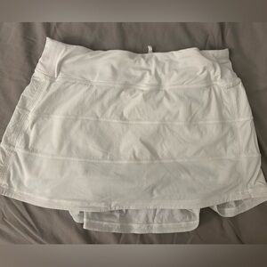 Lululemon White Athletic Skort